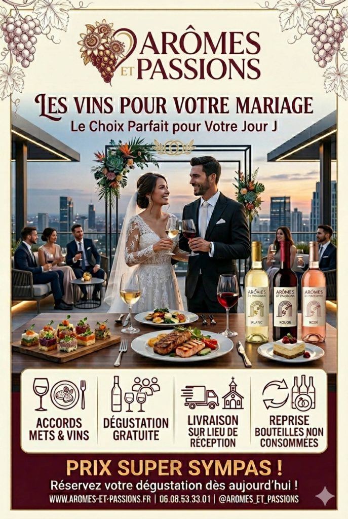 Vente de vins pour mariage à Rouen